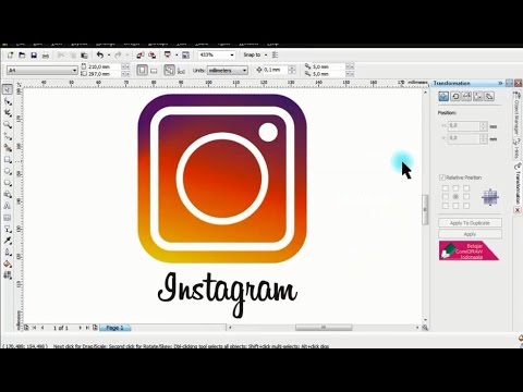 Tutorial Membuat Logo dengan CorelDRAW X4 | Belajar CorelDRAW