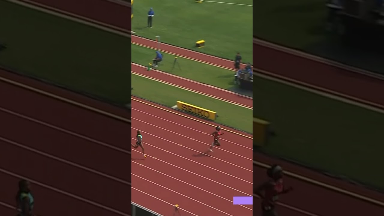 Mariam Kareem powers to 57.87 to top qualifying of the 400m hurdles #WorldAthleticsU20