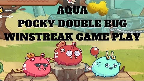 AXIE DOUBLE BUG GAME PLAY TEVHNIQUE ~ Axie Infinity