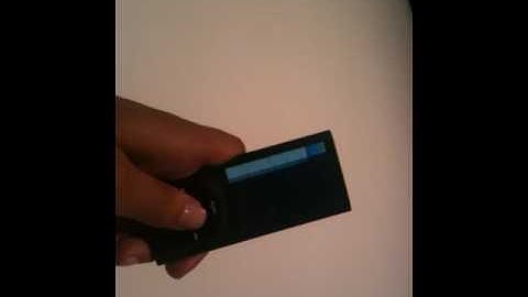 Video within a video of new iPod Nano