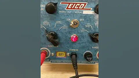Eico 221 VTVM Restoration- Part 5- Completed!