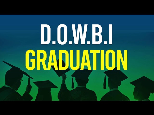 Dowbi Diploma Graduation 2025 - 2026 intake.