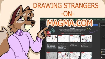 DRAWING STRANGERS ON MAGMA✨🌱