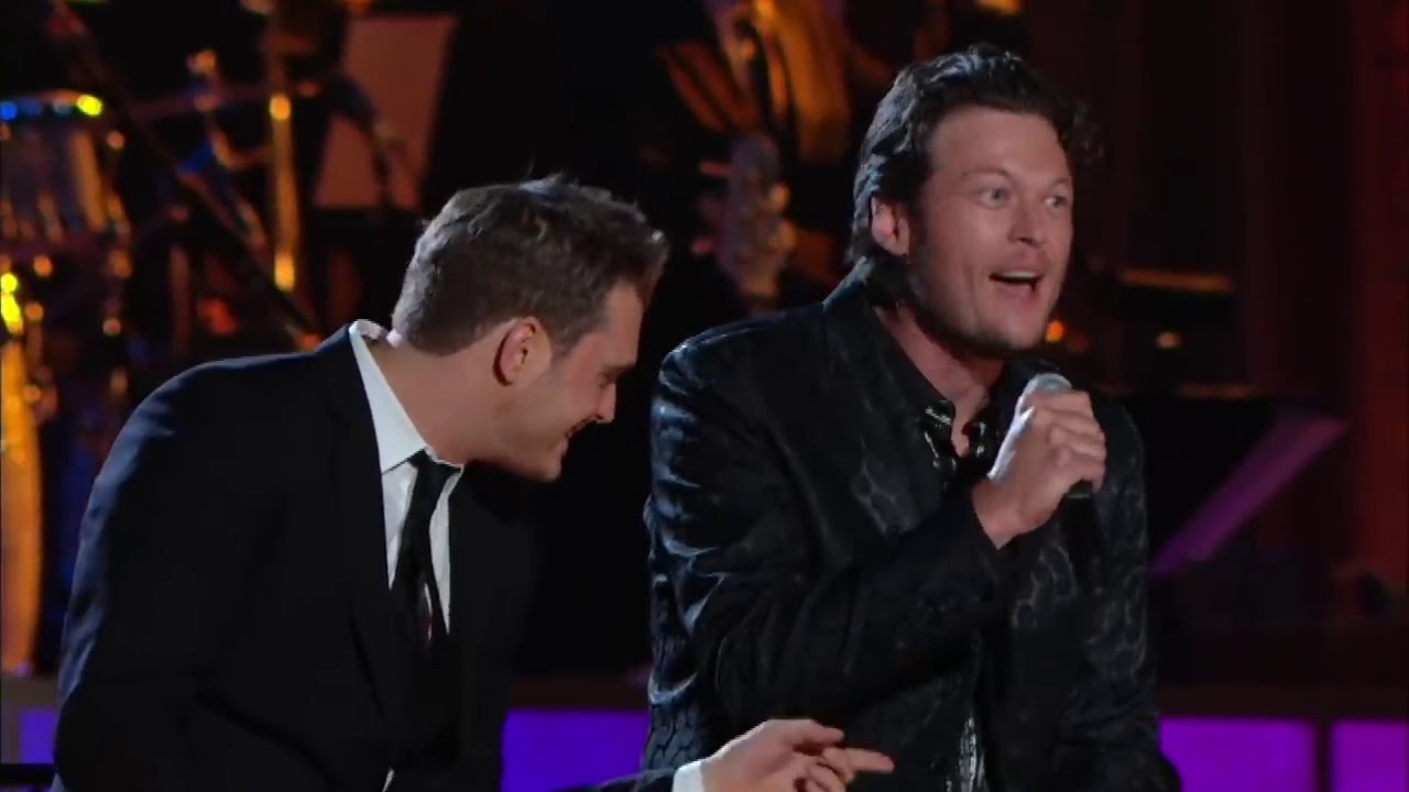 Michael Buble and Blake Shelton Home Live 2008 YouTube