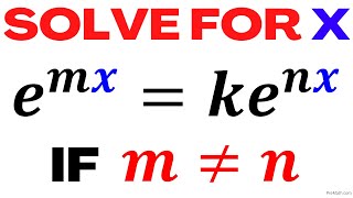 Solve the Exponential Equation | Quick & Simple Tutorial