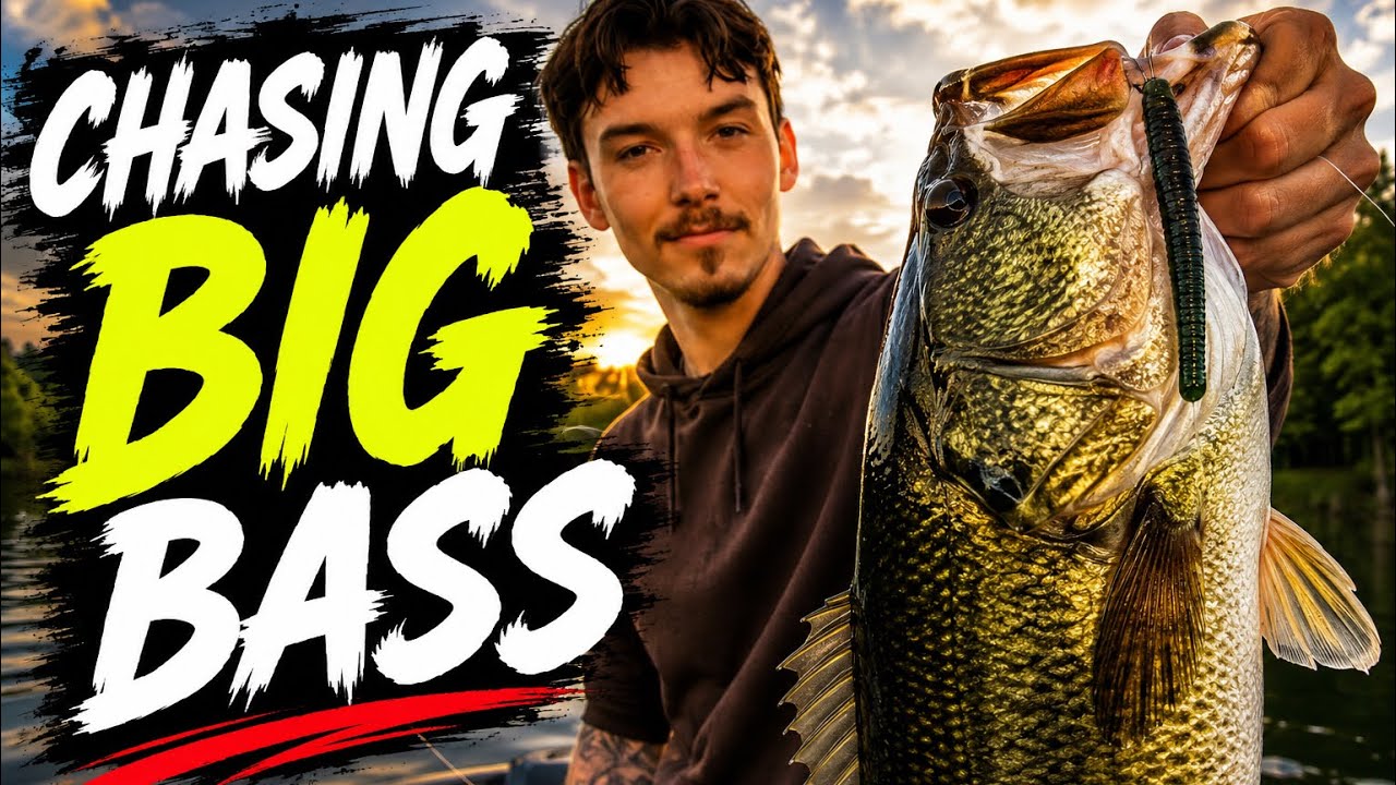 Chasing big bass on private lakes!!