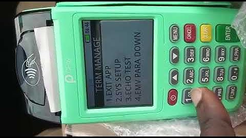 HOW TO SET TIME AND DATE ON OPAY TRADITIONAL POS