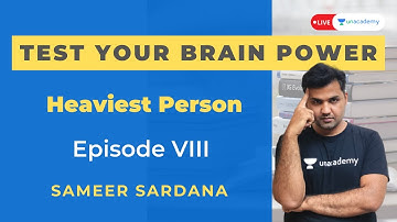Test Your Brain Power || Episode # 11 || Find The Weight of the Heaviest Person