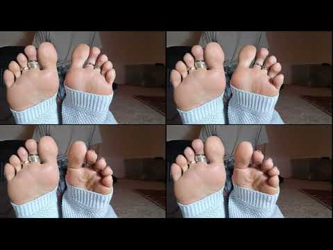 Black and White Pedicure