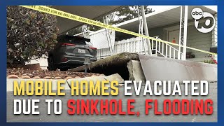 12 mobile homes in Vista evacuated due to nearby sinkhole