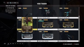 Warframe Baro Ki