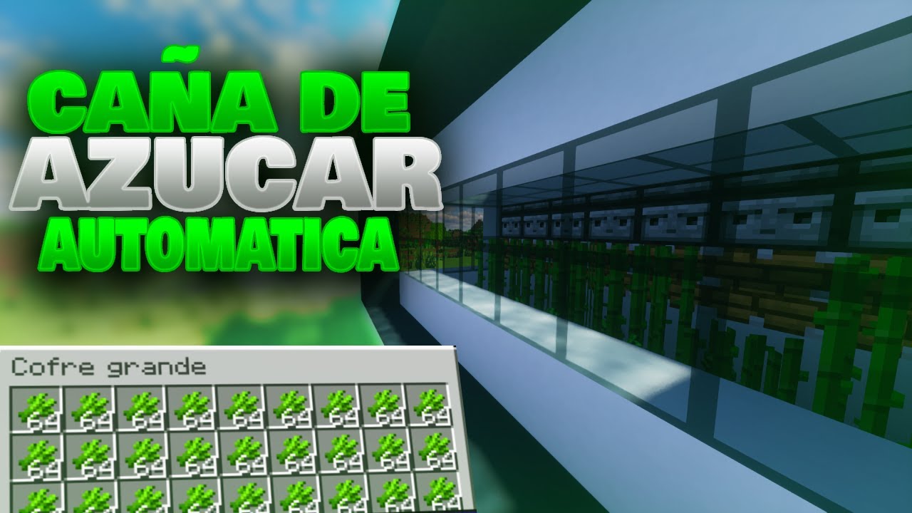 COMO HACER una GRANJA DE CAÑA DE AZUCAR AUTOMATICA | LA MEJOR GRANJA DE CAÑA DE BAMBU/CAÑA DE AZUCAR