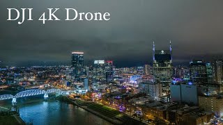 4K  Drone | Downtown Nashville at Night