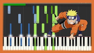 Naruto Shippuden: Ultimate Ninja 4 - Under The Trees [PIANO TUTORIAL] screenshot 4
