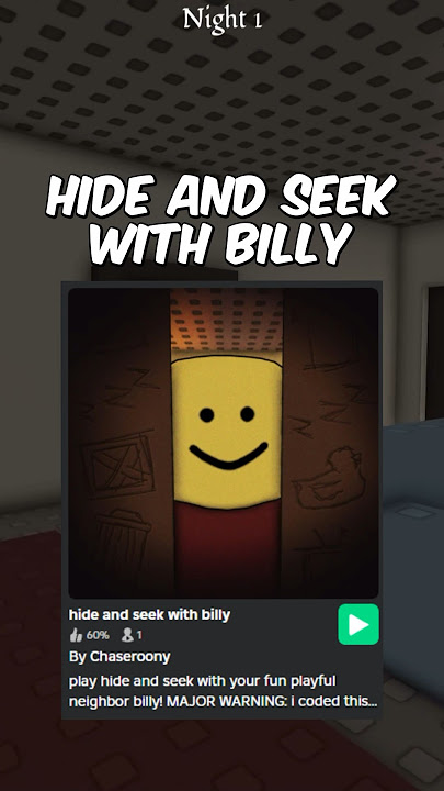 This Roblox horror game tests your HIDING skills..