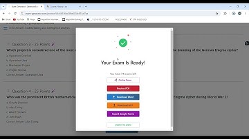 Generate an AI assessment in moodle