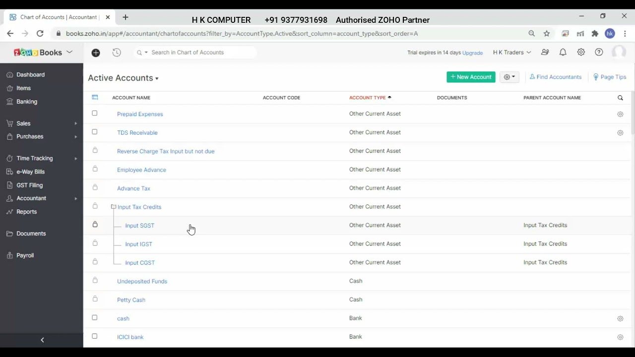 06. Ввод расходов в ZOHO Books