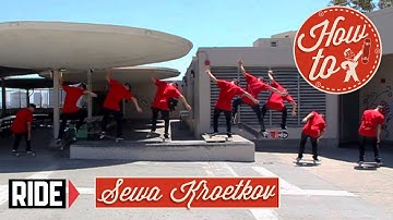 How-To Skateboarding: Nose Manual Nollie Flip Out with Sewa Kroetkov