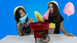 لعبة ماكينة غزل البنات الحقيقية للاطفال العاب الطبخ للبنات | Cotton Candy Machine Maker