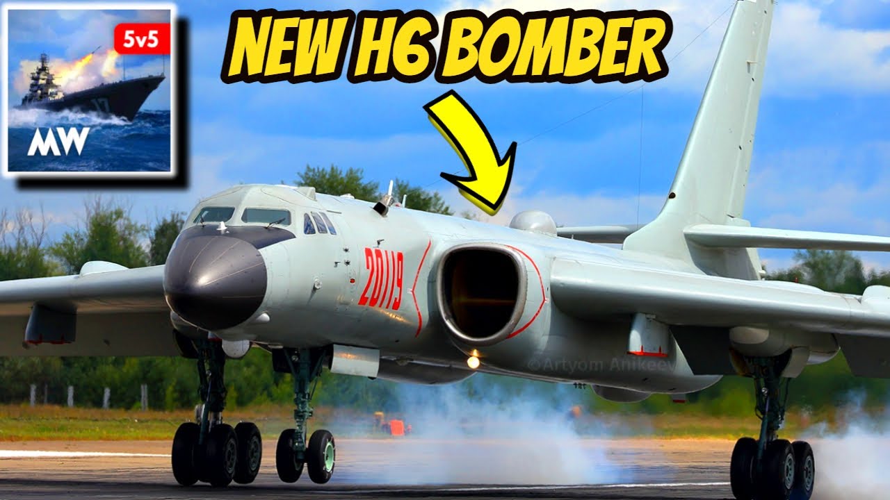 New Chinese Bomber H6 In Action - Modern Warships