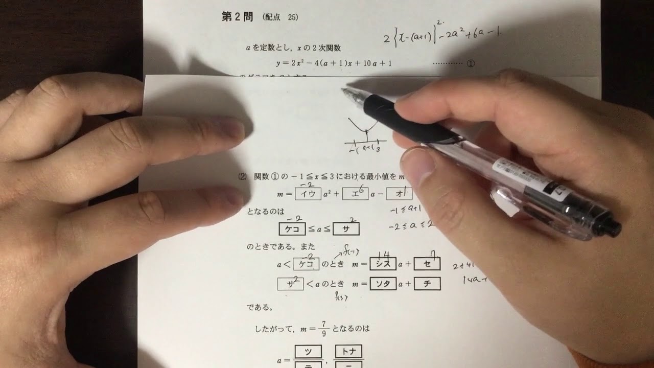 2009年センター試験「数学IA」第2問 - YouTube