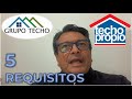 5 REQUISITOS CONSTRUCCIÓN EN SITIO PROPIO - GRUPO TECHO TE EXPLICA #4