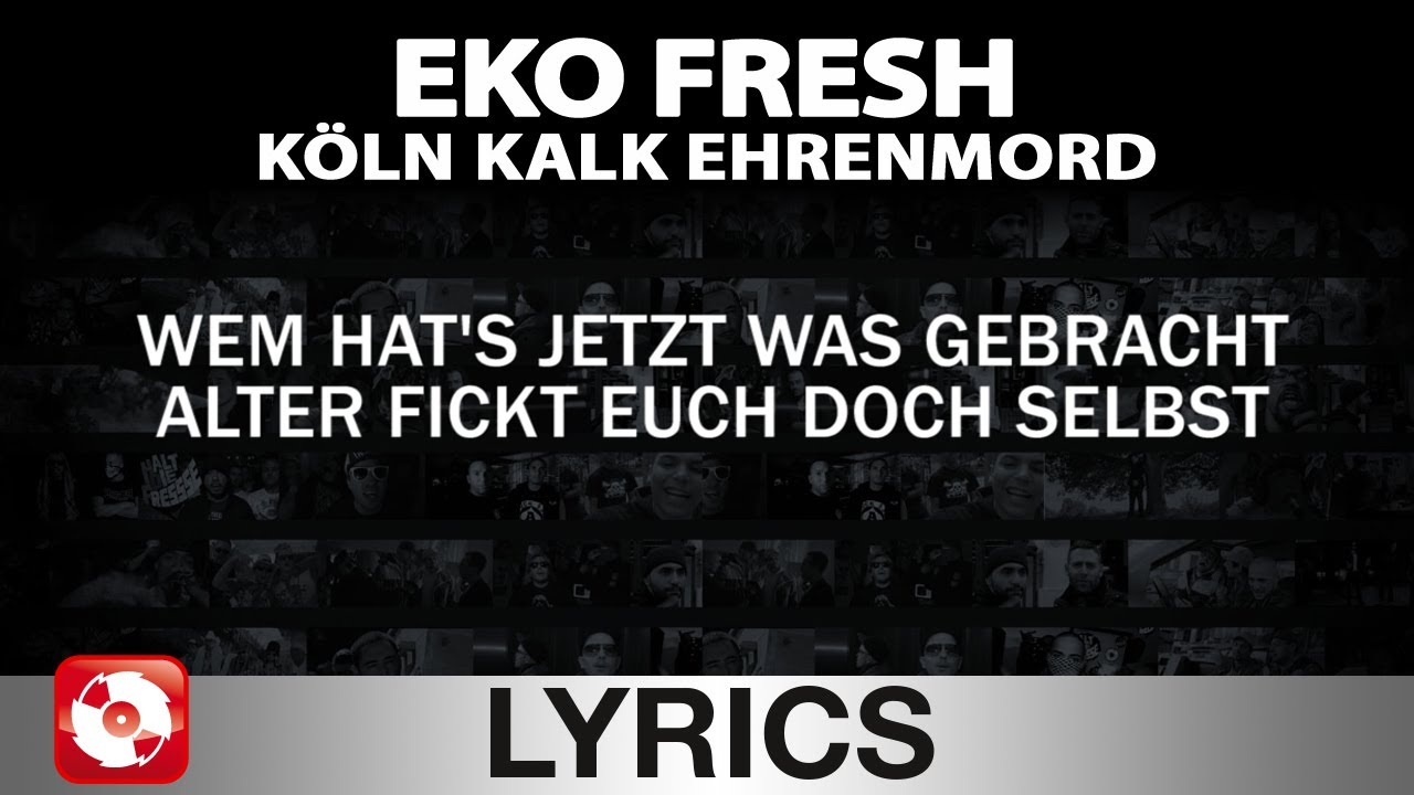 Eko Fresh Köln Kalk Ehrenmord Türkçe