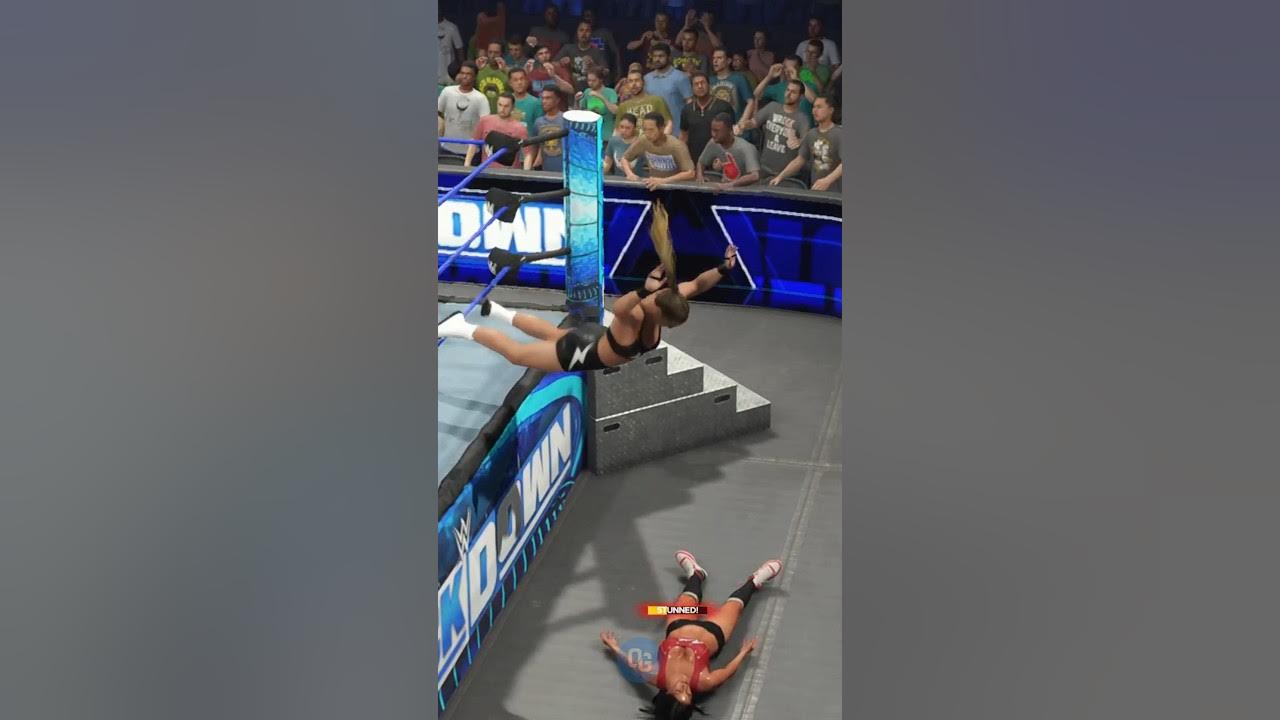 Ronda Rousey's flying attack on Nikki Bella #shorts #wwe #ufc #fight