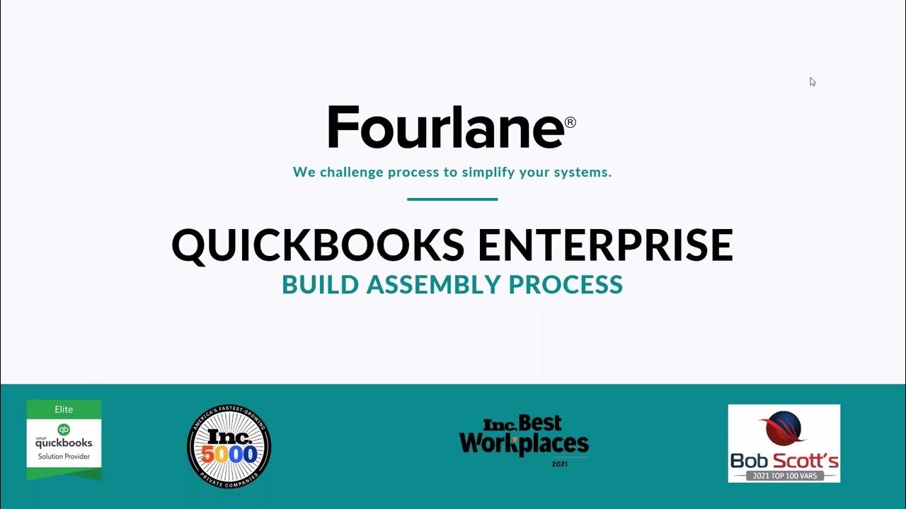 Build Assembly Process Managing Inventory BOM in QuickBooks Kit