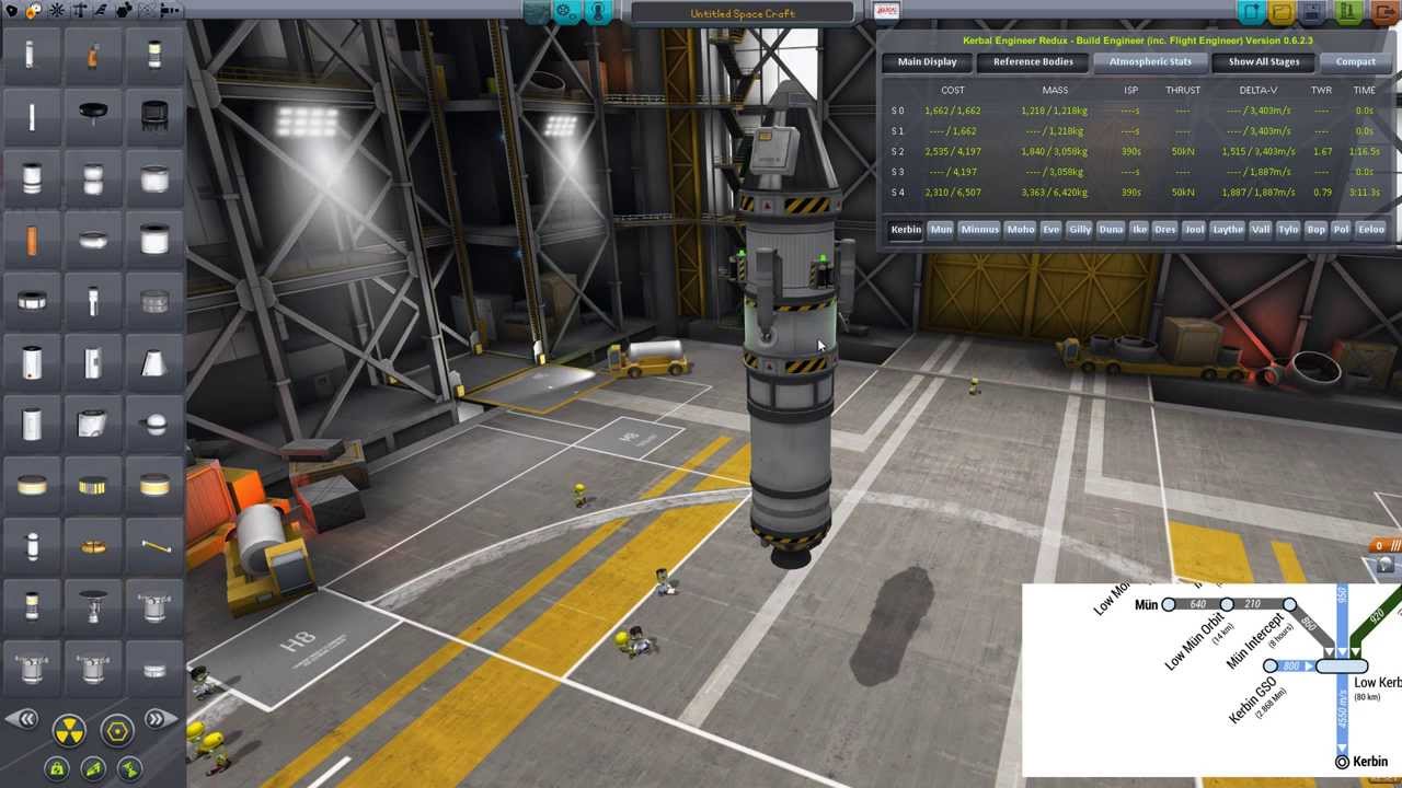 Kerbal Space Program E01 •PC• Tutorial [QHD+] Einfacher Raketenbau ...