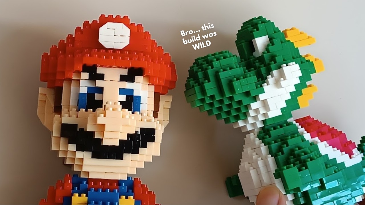 Стоят ли эти наборы Nanoblock с Марио своих денег? Обзор классического конструктора «Вопросительн...