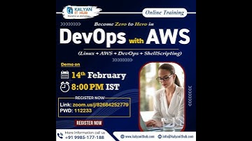 DevOps with AWS - New Batch | Kalyan IT Hub