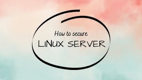 How to secure linux server