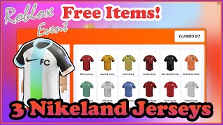 Como Ganhar 13 Camisetas Grátis [Brazil Jersey] Roblox Evento NIKELAND 