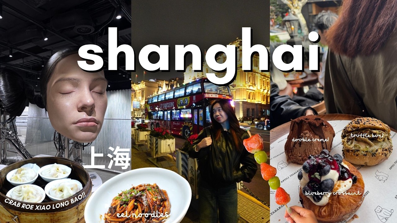 shanghai vlog 🇨🇳 shopping, VIRAL eats, sightseeing