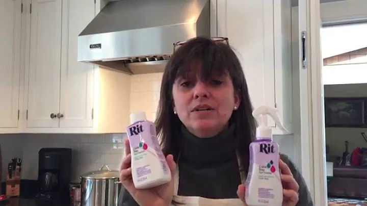 How to cut the rinsing time when dyeing cotton fabric with Rit Dye:  Dye Fixative