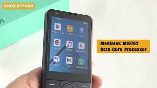 DOOV R77 pro 4G Smart Touch Screen 2.8 Inch Keypad Mobile Phone 3GB+32GB 3000mAh Android 13 Whatsapp