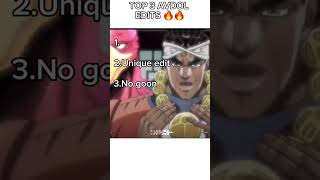 Top 3 Mohammed Avdol Edits. Credits In Description