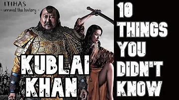 Who defeated Kublai Khan?