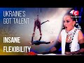  extreme flexibility on aerial straps  best auditions  got talent 2023