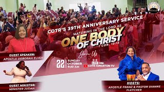 COTR Kingston - Sunday, October 22, 2023 - 39th  Anniversary Service