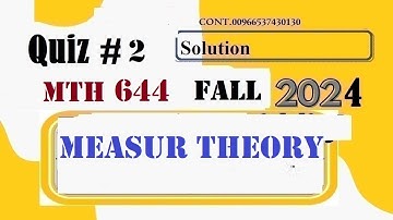 mth 644 quiz 2 solution fall 2024|mth644 quiz 2 solution fall 2024|success insurance
