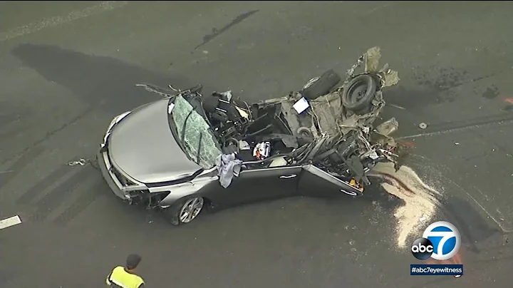 DASHCAM: 1 killed, 3 hurt in chain-reaction crash on 15 Freeway I ABC7 - DayDayNews