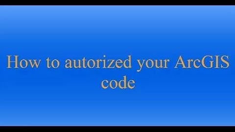 Authorizing ArcGIS code