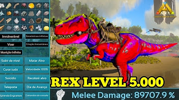 Ark Mobile God Console & Command -Taming Rex Level 5,000 (Ark mobile ultimate edition)