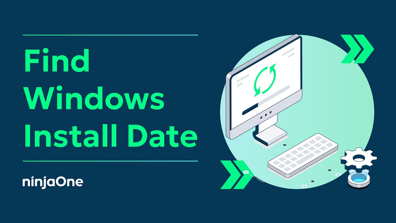 Guide: How to Find Windows Original Install Date & Time (w/ SCREEN ...