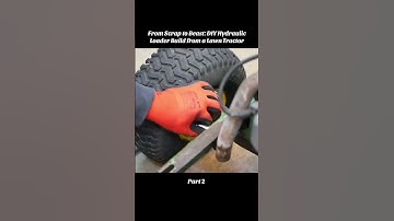 Part 3: From Scrap to Beast DIY Hydraulic Loader Build from a Lawn Tractor|Amazing Mechanic  Project