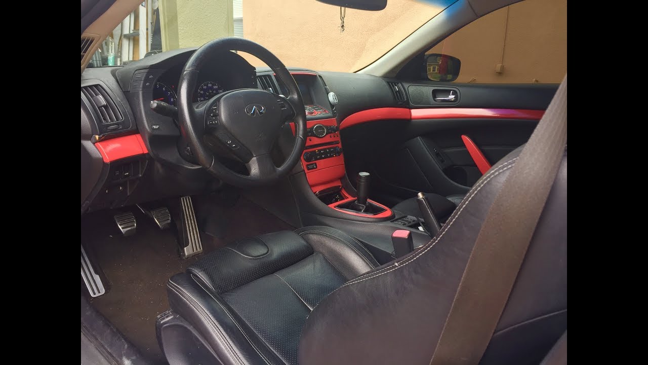 Making A G37 Interior Red