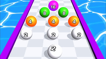 2048 Ball Run 🟢🔴🟡 MAX LEVELS!! All Levels Gameplay Walkthrough Android, iOS NEW UPDATE!!!