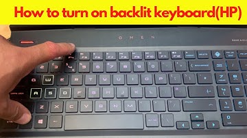 How to turn on backlit keyboard on HP Omen Or Most Hp Laptops in less then 10 seconds